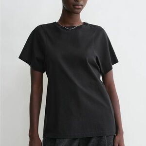 Toteme Black Short Sleeve Tee